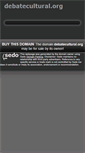 Mobile Screenshot of debatecultural.org